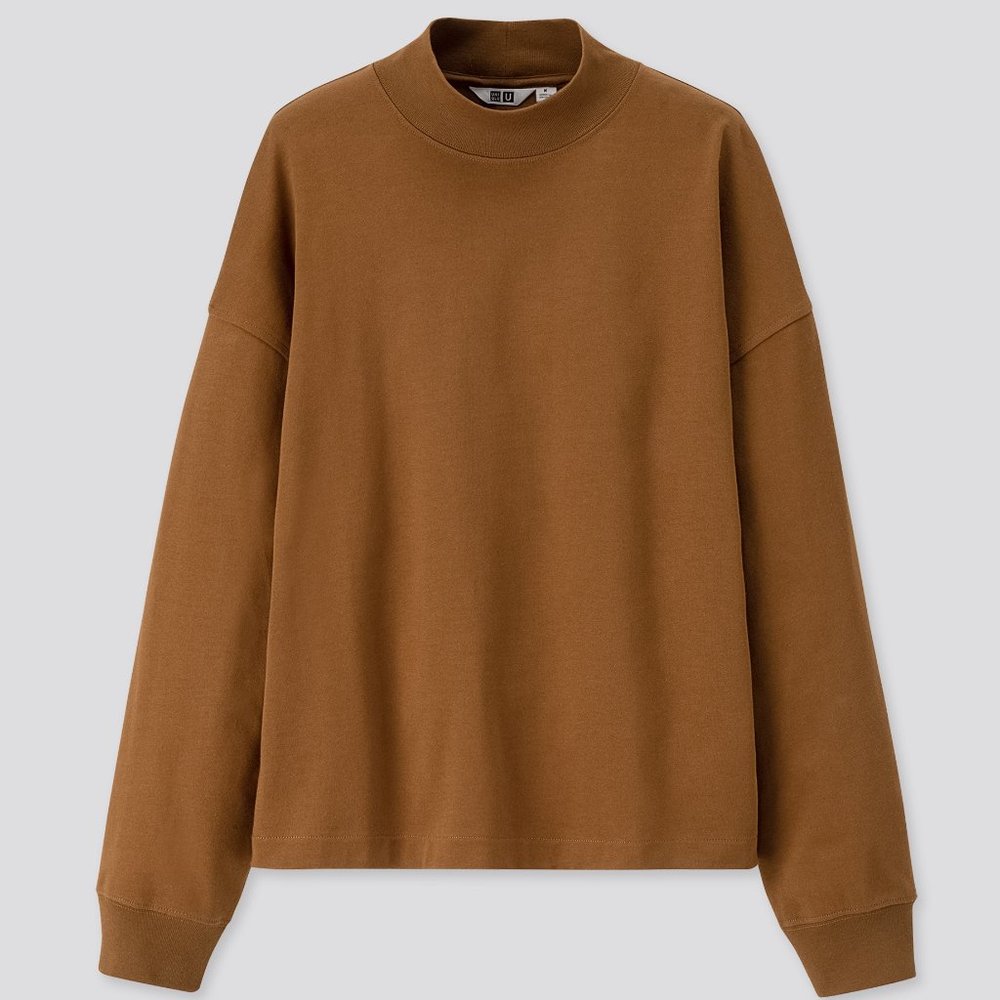 Mock Neck Long Sleeve Shirt